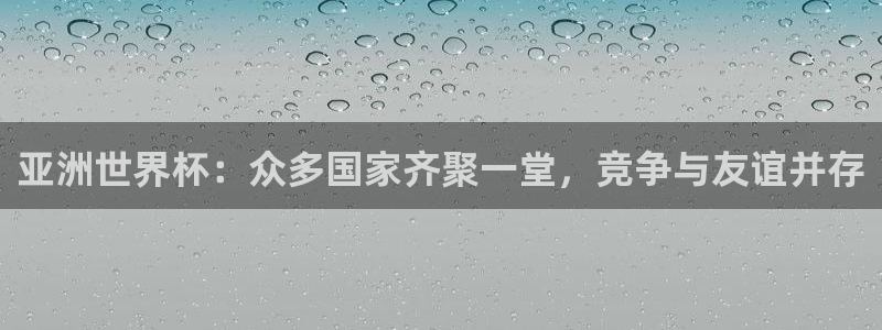 国际足联世界杯:亚洲世界杯:众多国家齐聚一堂,竞争与友谊并存